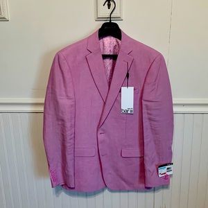 Pink linen blazer. Never worn, just didn’t fit. NWT.